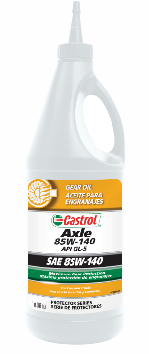 Envase de aceite CASTROL CASTROL AXLE 85W140 GL-5 - QT 946ML grado 85W140 - Lubricentro Piloto